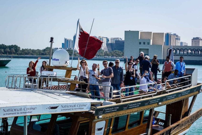 Picture 7 for Activity Qatar: Doha Sightseeing Cruise Onboard an Arabic Dhow Boat