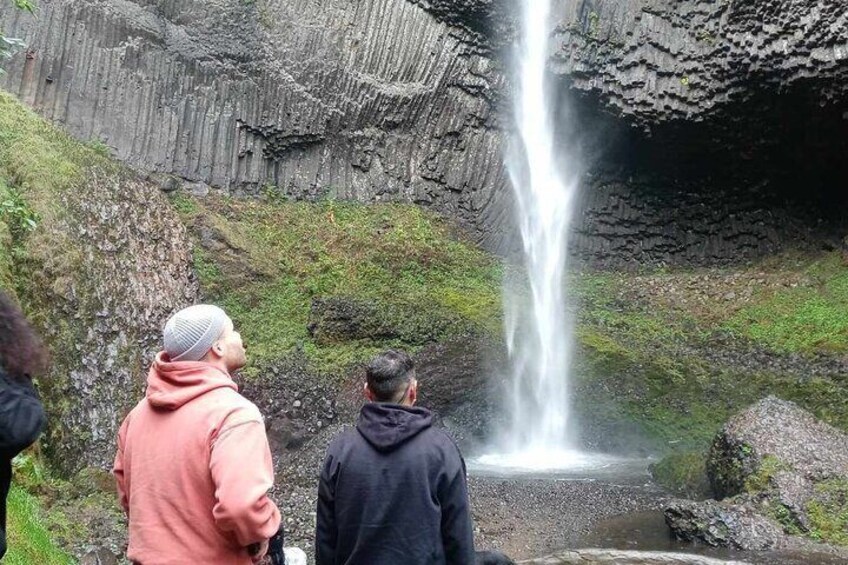 Get close to a waterfall on our waterfall tour