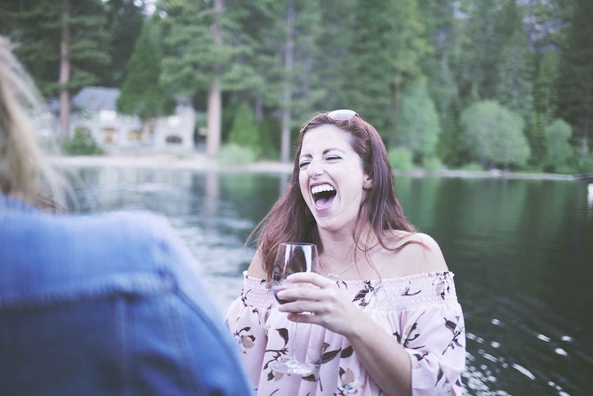 Picture 8 for Activity Lake Tahoe: Emerald Bay Wine-Tasting Boat Tour