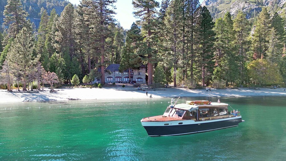 Picture 1 for Activity Lake Tahoe: Emerald Bay Wine-Tasting Boat Tour