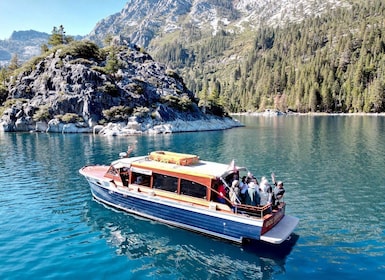 Lago Tahoe: tour en barco con degustación de vinos por Emerald Bay