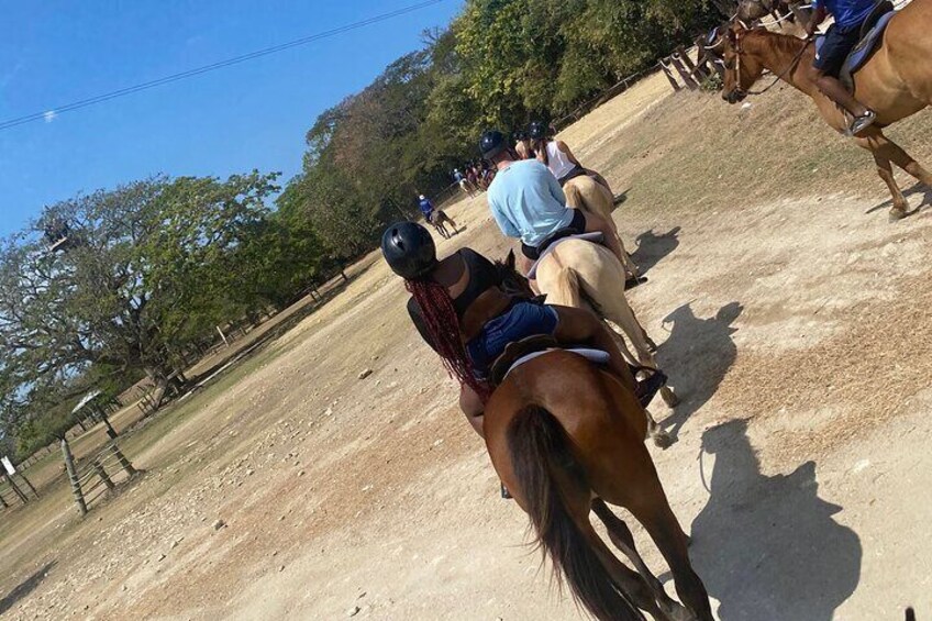 Private Horseback Riding with Blue Hole River Tour in Montego Bay