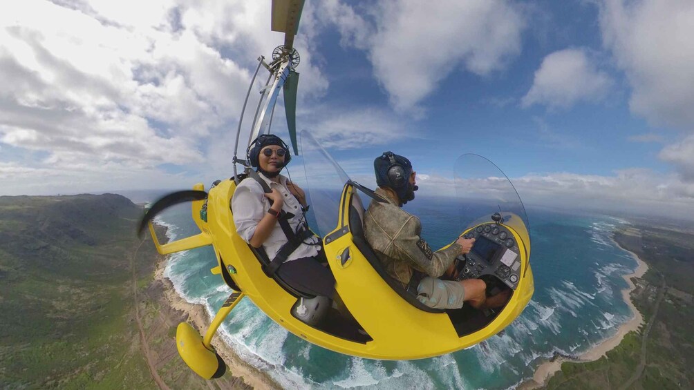 Picture 3 for Activity Oahu: Gyroplane Flight over North Shore of Oahu Hawaii