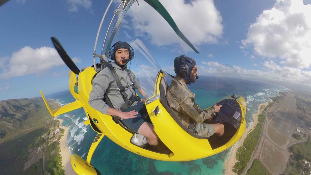 Picture 4 for Activity Oahu: Gyroplane Flight over North Shore of Oahu Hawaii