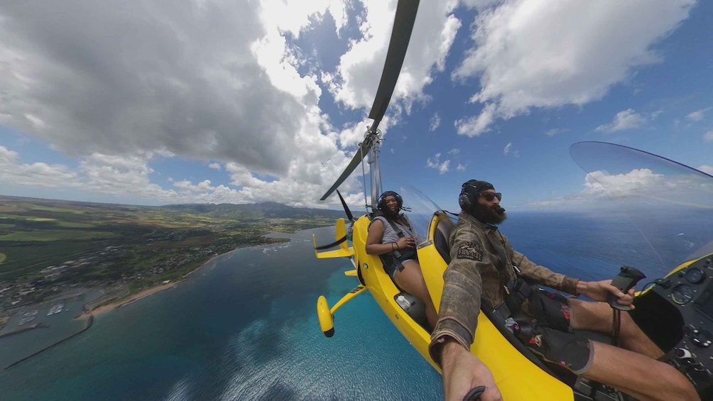 Picture 7 for Activity Oahu: Gyroplane Flight over North Shore of Oahu Hawaii