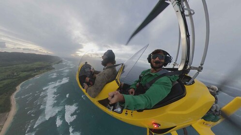 Oahu: Gyroplane Flight over North Shore of Oahu Hawaii