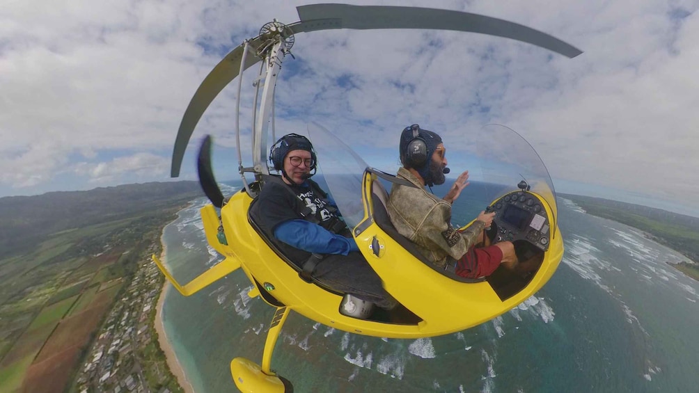 Picture 2 for Activity Oahu: Gyroplane Flight over North Shore of Oahu Hawaii