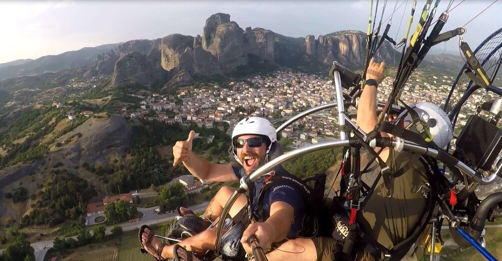 Picture 1 for Activity Meteora Motorized Tandem Paragliding Flight