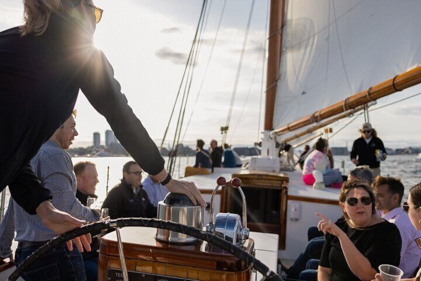 Boston Harbor Sunset Sail Tour