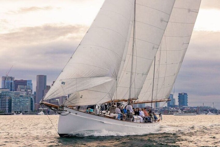 Boston Harbor Sunset Sail Tour