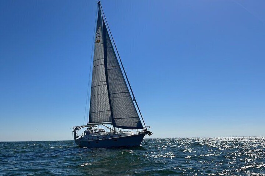 Luxury sailboat sunset sail on Tampa Bay