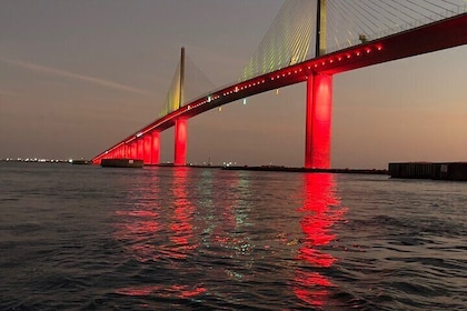 Sunset Cruise with Skyway Bridge Light Tour St. Petersburg, FL
