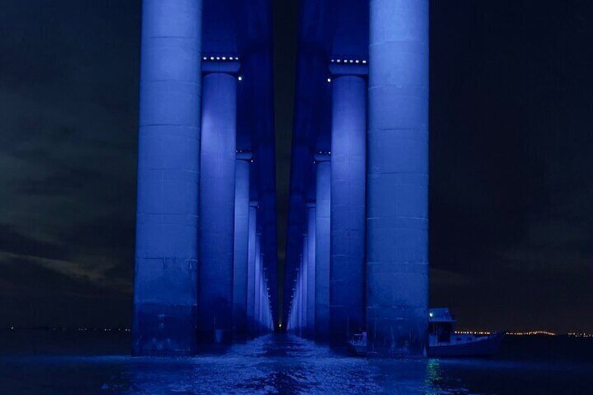 Under the Skyway Bridge