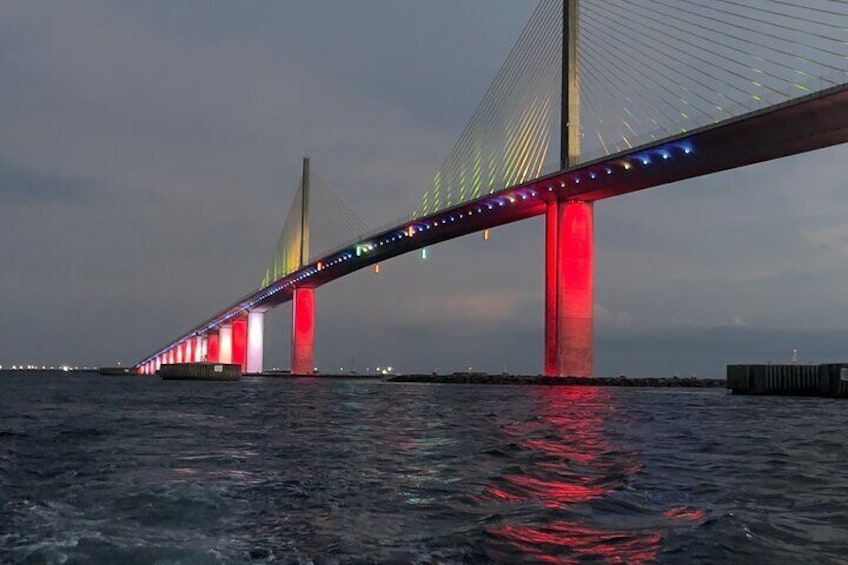  Sunset Cruise with Skyway Bridge Light Tour St. Petersburg, FL