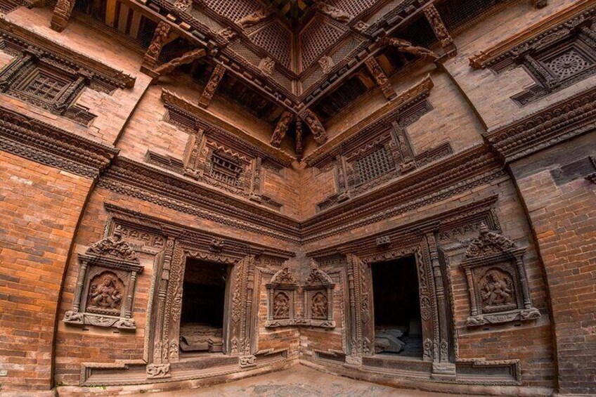 Wodden doors and windows which potrays amazing Nepalese architecture.