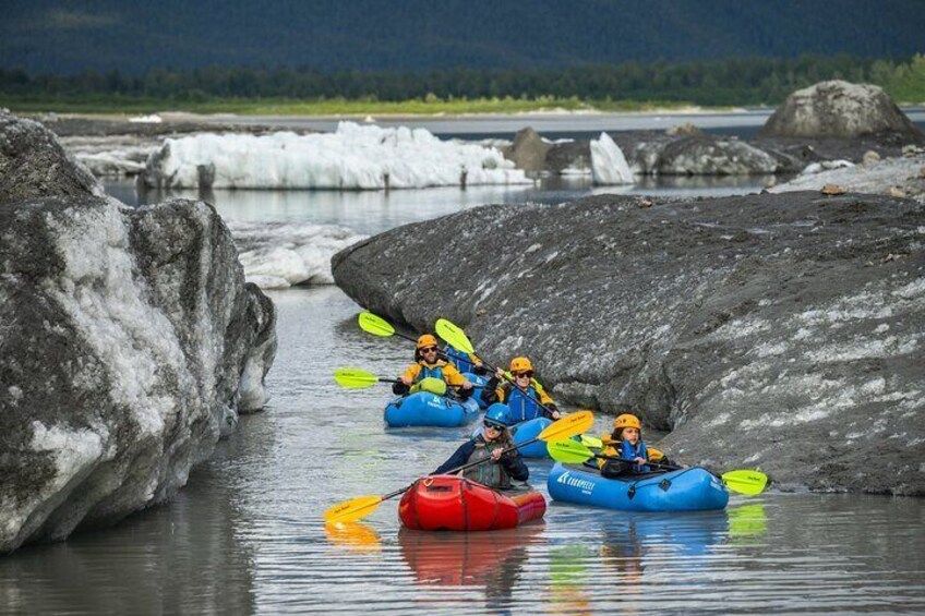 Norris Glacier Seaplane, Packraft, and Glacier Hike