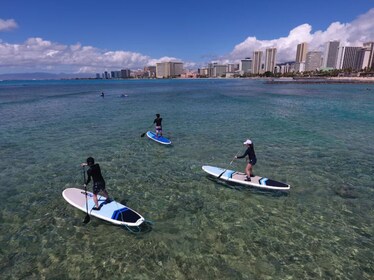 歐胡島站立立槳滑浪課程（團體和私人選項）