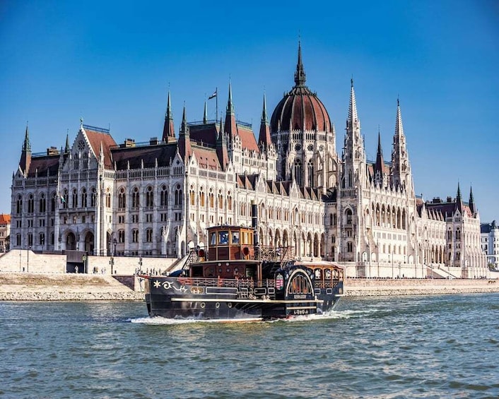 Picture 1 for Activity Budapest: Historic Cruise with Welcome Drink