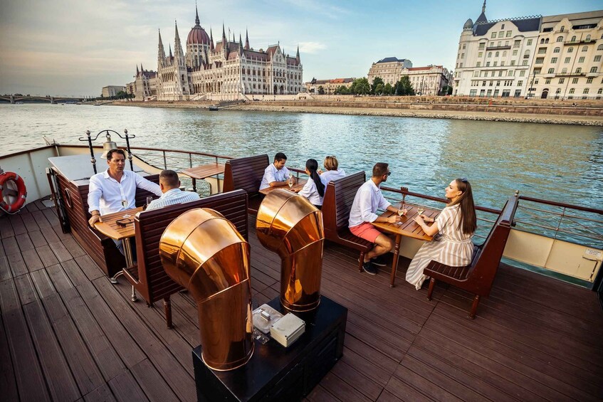 Picture 2 for Activity Budapest: Historic Cruise with Welcome Drink