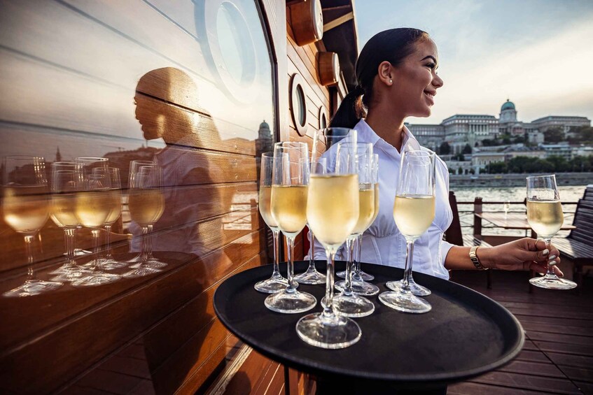 Picture 6 for Activity Budapest: Historic Cruise with Welcome Drink