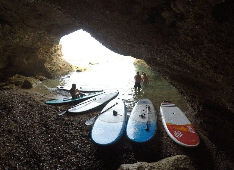 Picture 3 for Activity Ibiza: Full Day paddle Boat Tour with Course & BBQ included.