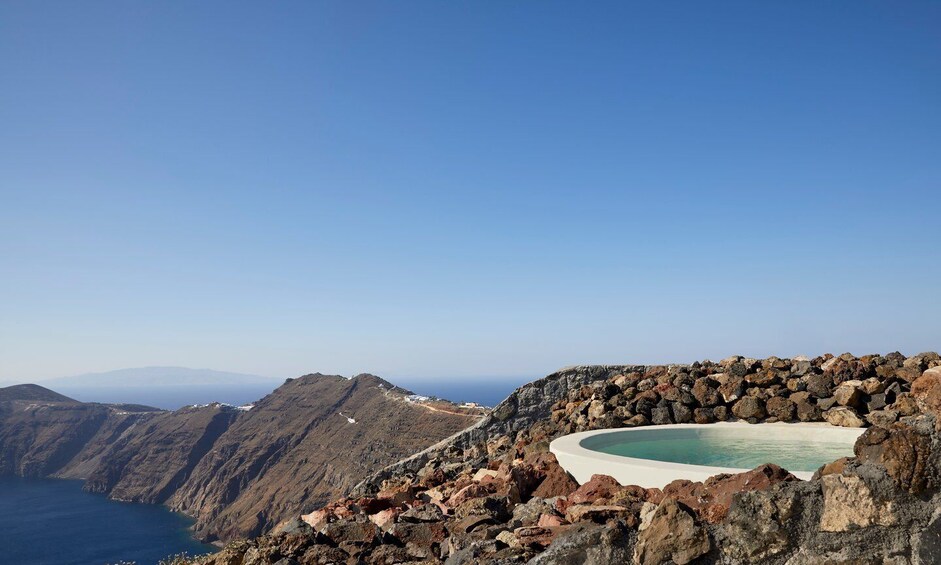 Picture 1 for Activity Santorini: Volcanic Hot-Tub Experience with Caldera Views