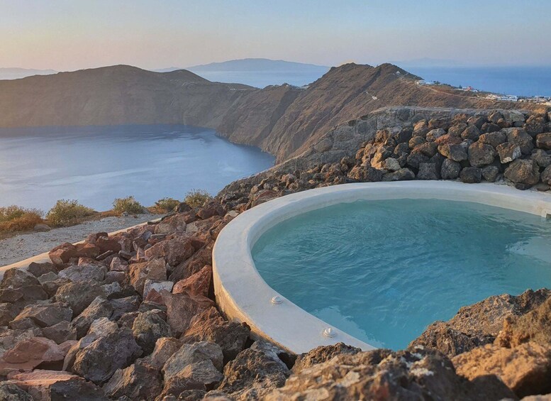 Picture 4 for Activity Santorini: Volcanic Hot-Tub Experience with Caldera Views