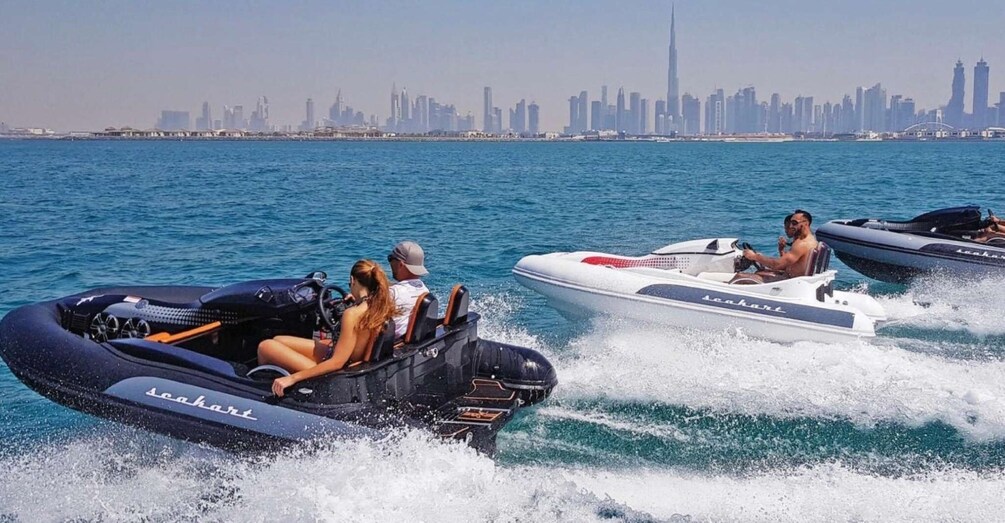Picture 1 for Activity Dubai: Private Self-Drive SeaKart Jet Ski Boat Tour