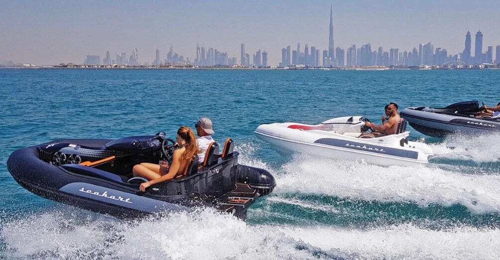 Picture 1 for Activity Dubai: Private Self-Drive SeaKart Jet Ski Boat Tour