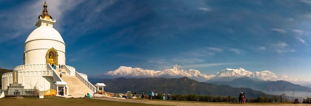 Picture 6 for Activity Pokhara: Peace Pagoda Sunset, Annapurna Mountain Views Tour