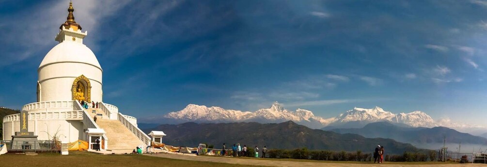 Picture 5 for Activity Pokhara: Peace Pagoda Sunset Tour with Annapurna Views