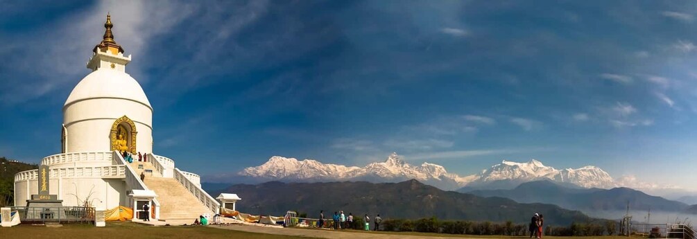 Picture 6 for Activity Pokhara: Peace Pagoda Sunset, Annapurna Mountain Views Tour