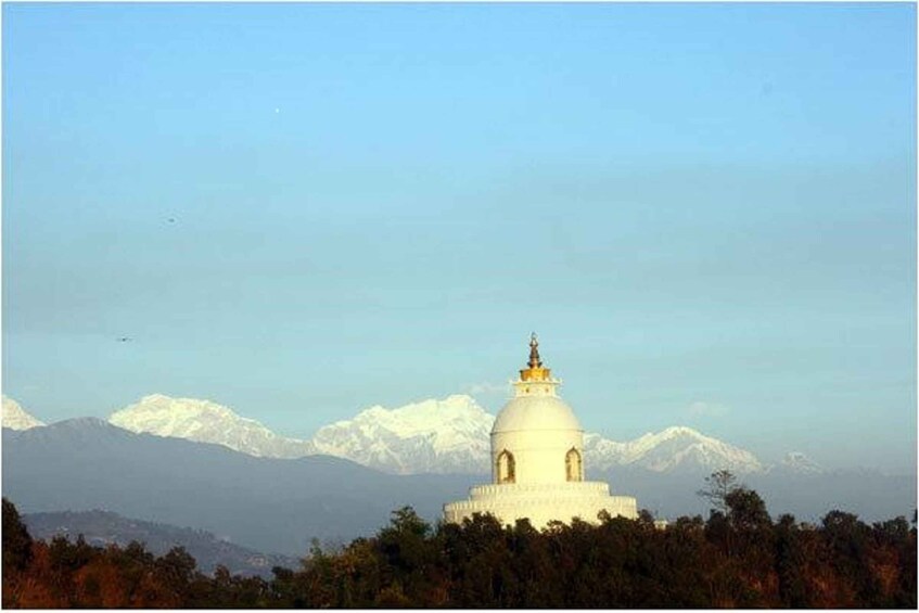 Picture 2 for Activity Pokhara: Peace Pagoda Sunset, Annapurna Mountain Views Tour