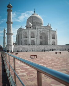 Depuis Jaipur : Excursion privée au lever du soleil sur le Taj Mahal et le ...