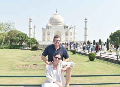 Desde Jaipur: salida privada al Taj Mahal al amanecer y al fuerte de Agra