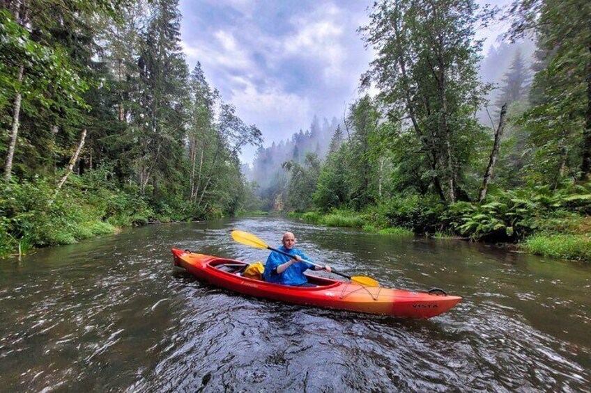 One-Day Kayaking Trip in Gauja River Valley with Lunch