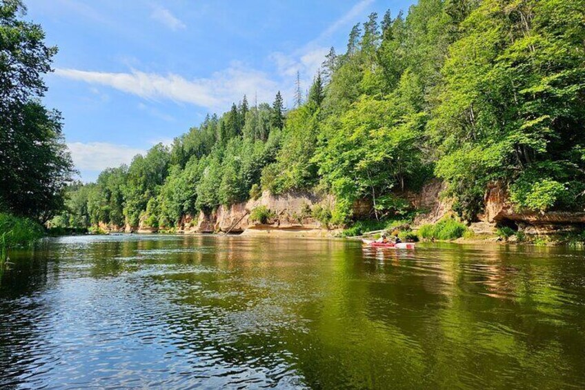 One-Day Kayaking Trip in Gauja River Valley