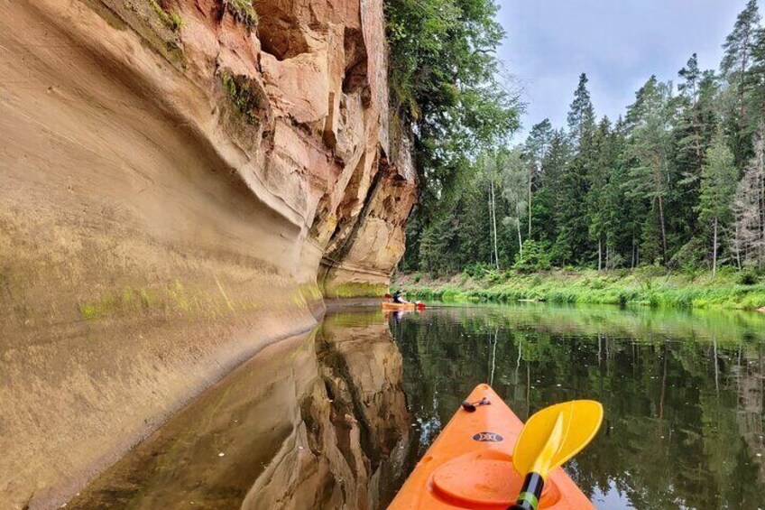 One-Day Kayaking Trip in Gauja River Valley with Lunch