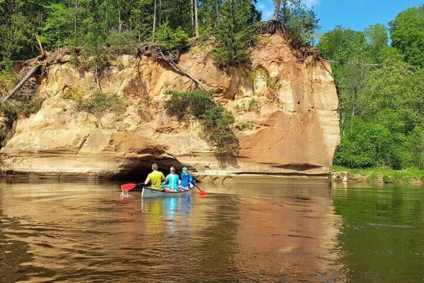 One-Day Kayaking Trip in Gauja River Valley with Lunch