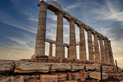 ''Tour di un'intera giornata ai siti famosi di Atene e a Capo Sounion''