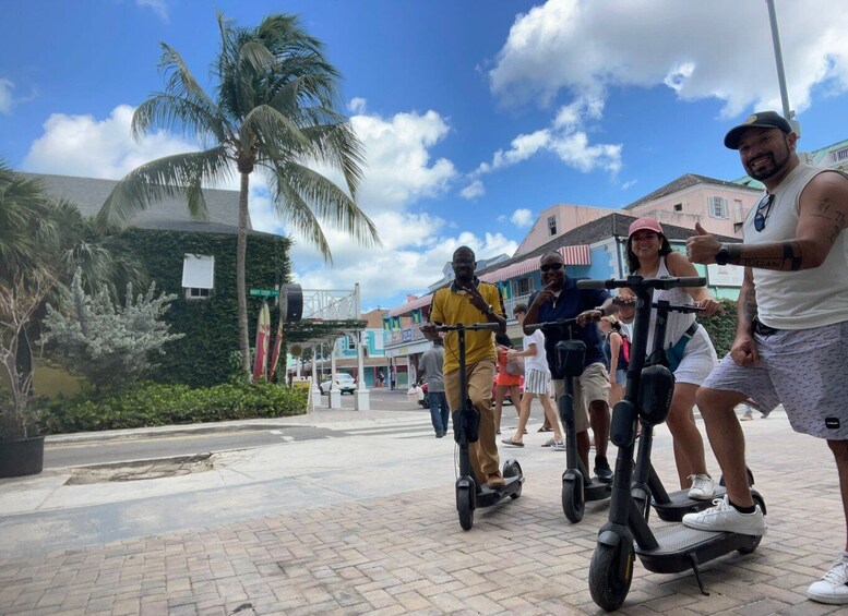 Picture 1 for Activity Nassau: E-Scooter Tour with Food Tasting and Local Drinks