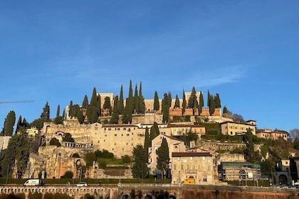 Verona Small Group Walking Tour med linbana och biljetter till arenan