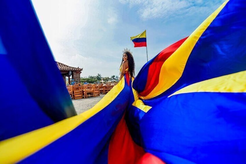 1 Hour Private Flying Dress Rental Only in Cartagena