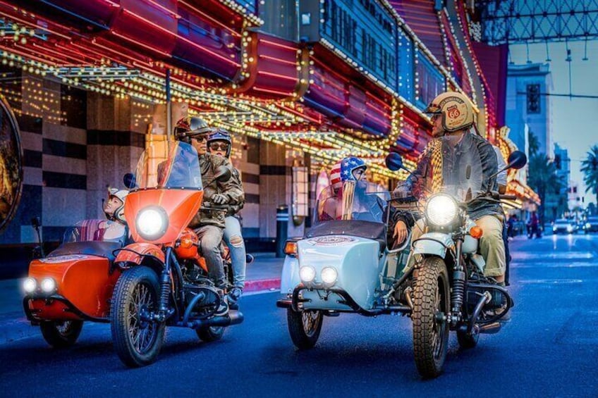 2 Hour Private Guided Sidecar Tour in Las Vegas