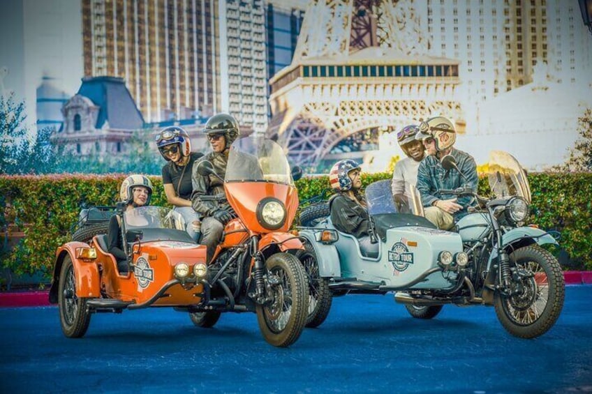 2 Hour Private Guided Sidecar Tour in Las Vegas