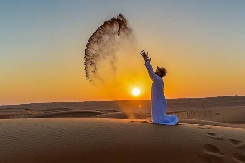Private Full Day With Watching Desert Sunset