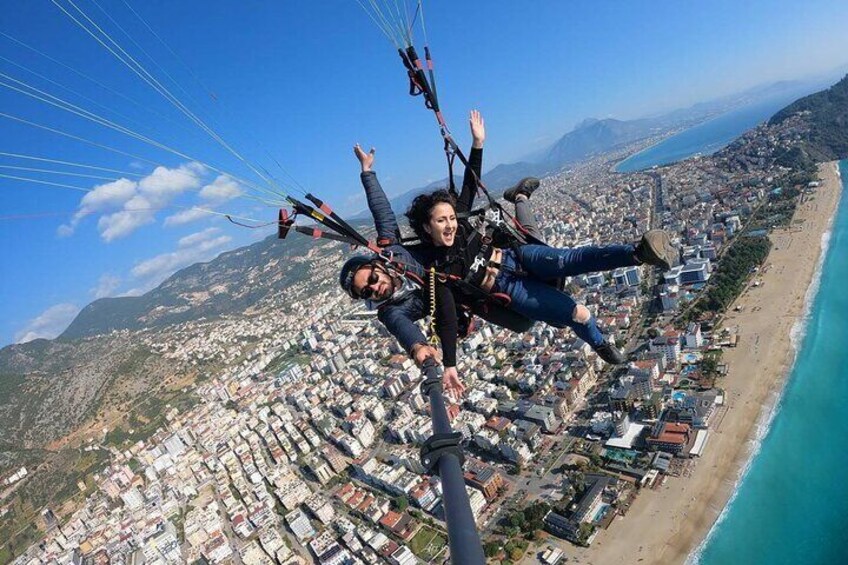 Alanya Tandem Paragliding Everyday w/ Free Hotel Transfer