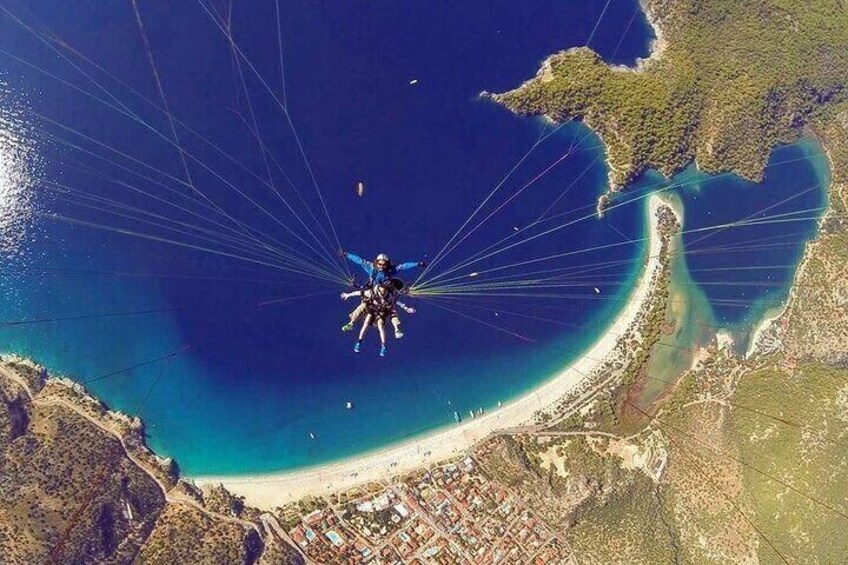 Tandem Paragliding Experience over Fethiye Oludeniz from Marmaris