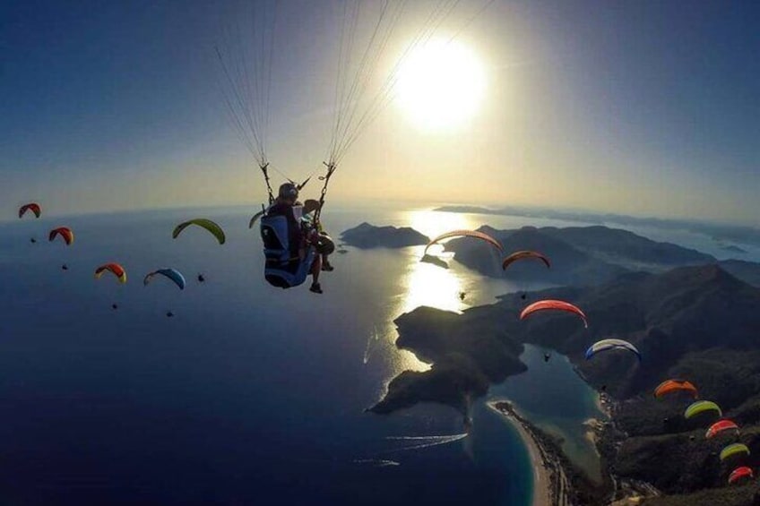 Tandem Paragliding Experience over Fethiye Oludeniz from Marmaris