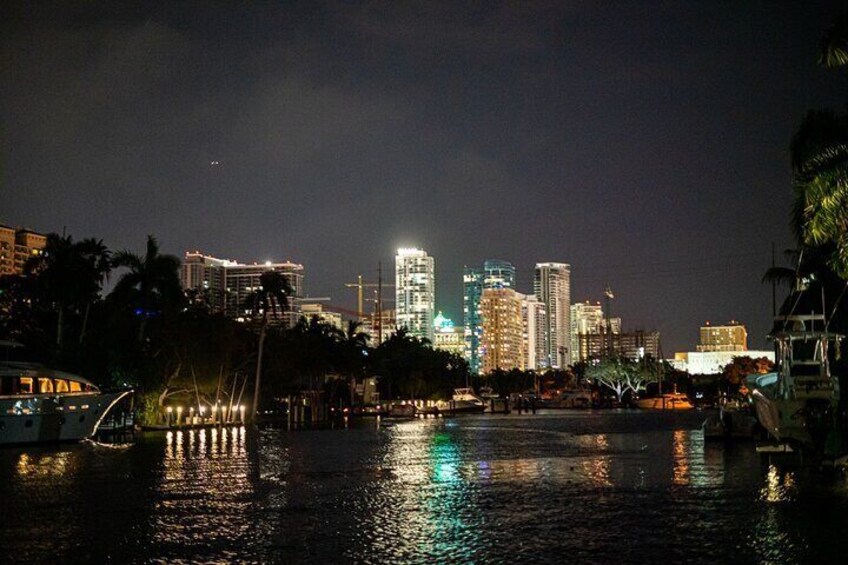 Tropical Twilight Cruising through Ft. Lauderdale